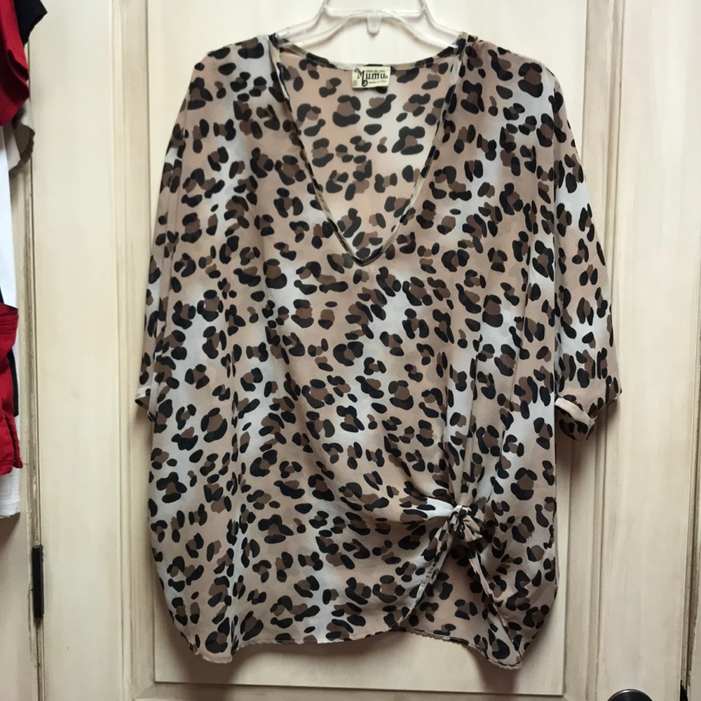 Show me your mumu leopard shirt